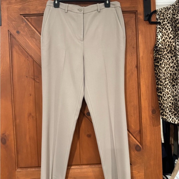 Classic Beige Michael Kors Collection Women’s Samantha crepe pants - Picture 1 of 4